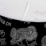 Motorcycle Quote Pattern Print Sofa Cover