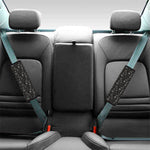 Motorcycle Words Pattern Print Car Seat Belt Covers