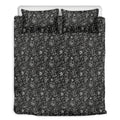 Motorcycle Words Pattern Print Duvet Cover Bedding Set