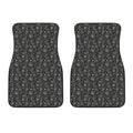 Motorcycle Words Pattern Print Front Car Floor Mats