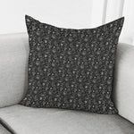 Motorcycle Words Pattern Print Pillow Cover