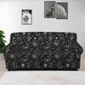 Motorcycle Words Pattern Print Sofa Cover