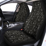 Motorcycle Words Pattern Print Universal Fit Car Seat Covers