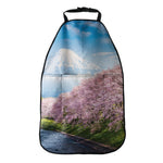Mount Fuji And Cherry Blossom Print Car Seat Organizers
