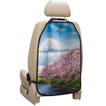 Mount Fuji And Cherry Blossom Print Car Seat Organizers