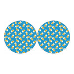 Mug Of Beer Pattern Print Car Coasters