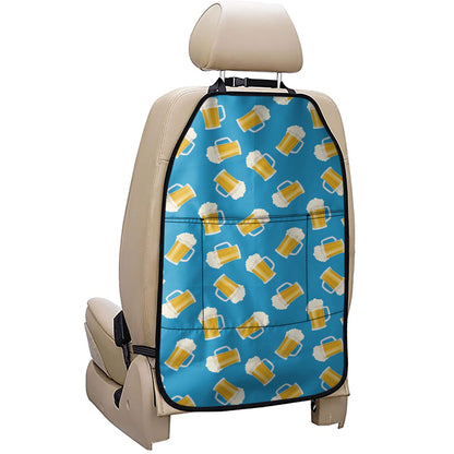 Mug Of Beer Pattern Print Car Seat Organizers
