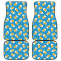 Mug Of Beer Pattern Print Front and Back Car Floor Mats