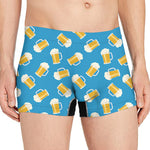 Mug Of Beer Pattern Print Men's Boxer Briefs