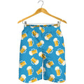 Mug Of Beer Pattern Print Men's Shorts