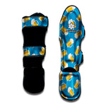 Mug Of Beer Pattern Print Muay Thai Shin Guard