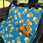 Mug Of Beer Pattern Print Pet Car Back Seat Cover