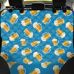 Mug Of Beer Pattern Print Pet Car Back Seat Cover