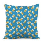 Mug Of Beer Pattern Print Pillow Cover