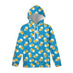 Mug Of Beer Pattern Print Pullover Hoodie