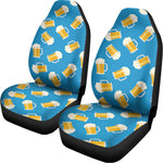 Mug Of Beer Pattern Print Universal Fit Car Seat Covers