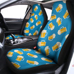 Mug Of Beer Pattern Print Universal Fit Car Seat Covers