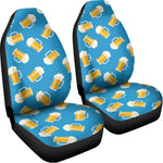 Mug Of Beer Pattern Print Universal Fit Car Seat Covers