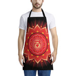 Muladhara Chakra Mandala Print Apron