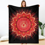 Muladhara Chakra Mandala Print Blanket