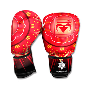 Muladhara Chakra Mandala Print Boxing Gloves