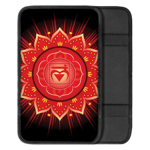 Muladhara Chakra Mandala Print Car Center Console Cover