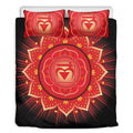 Muladhara Chakra Mandala Print Duvet Cover Bedding Set