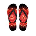 Muladhara Chakra Mandala Print Flip Flops