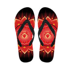 Muladhara Chakra Mandala Print Flip Flops