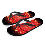 Muladhara Chakra Mandala Print Flip Flops