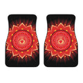 Muladhara Chakra Mandala Print Front Car Floor Mats