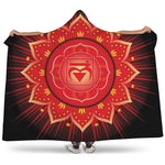 Muladhara Chakra Mandala Print Hooded Blanket