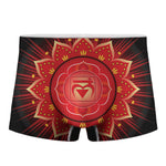 Muladhara Chakra Mandala Print Men's Boxer Briefs