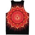 Muladhara Chakra Mandala Print Men's Tank Top