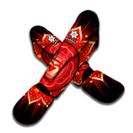 Muladhara Chakra Mandala Print Muay Thai Shin Guard