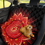 Muladhara Chakra Mandala Print Pet Car Back Seat Cover