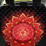 Muladhara Chakra Mandala Print Pet Car Back Seat Cover