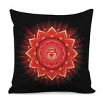 Muladhara Chakra Mandala Print Pillow Cover