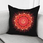 Muladhara Chakra Mandala Print Pillow Cover