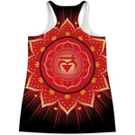 Muladhara Chakra Mandala Print Women's Racerback Tank Top