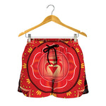 Muladhara Chakra Mandala Print Women's Shorts