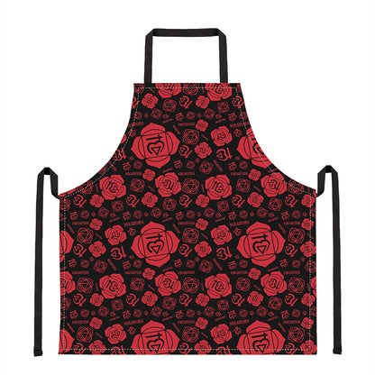 Muladhara Chakra Pattern Print Apron