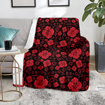 Muladhara Chakra Pattern Print Blanket