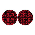 Muladhara Chakra Pattern Print Car Coasters