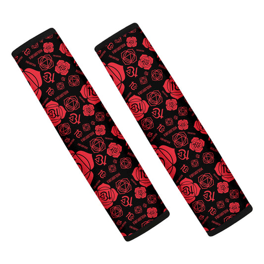 Muladhara Chakra Pattern Print Car Seat Belt Covers