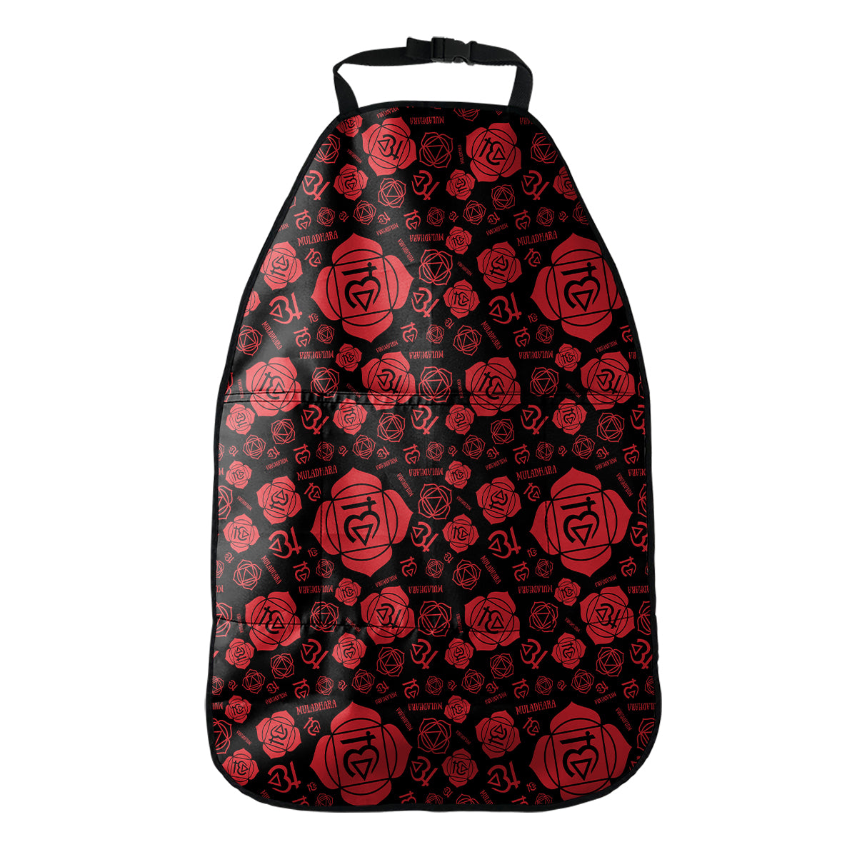 Muladhara Chakra Pattern Print Car Seat Organizers