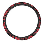 Muladhara Chakra Pattern Print Car Steering Wheel Cover