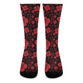 Muladhara Chakra Pattern Print Crew Socks