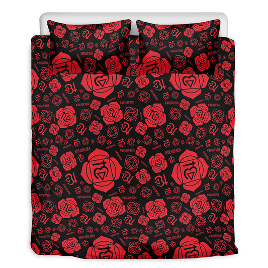 Muladhara Chakra Pattern Print Duvet Cover Bedding Set