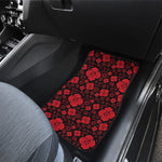 Muladhara Chakra Pattern Print Front and Back Car Floor Mats